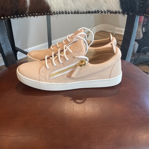 Giuseppe Zanotti Double Zipper London SidezUp Women's Sneakers in size 38 - Picture 3 of 13